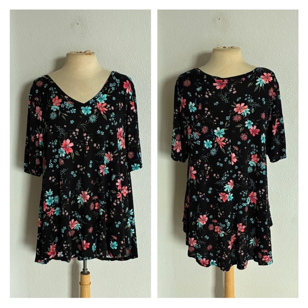 Lane Bryant floral swing tunic size 18/20